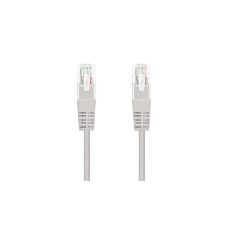 Cable de Red Latiguillo RJ45 LSZH Cat 6 UTP - 0.5 m · Gris