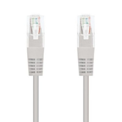 Cable de Red Latiguillo RJ45 LSZH Cat 6 UTP - 10 m · Gris
