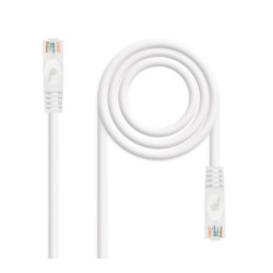 Cable de Red Latiguillo RJ45 LSZH Cat 6A UTP - 3 m · Blanco