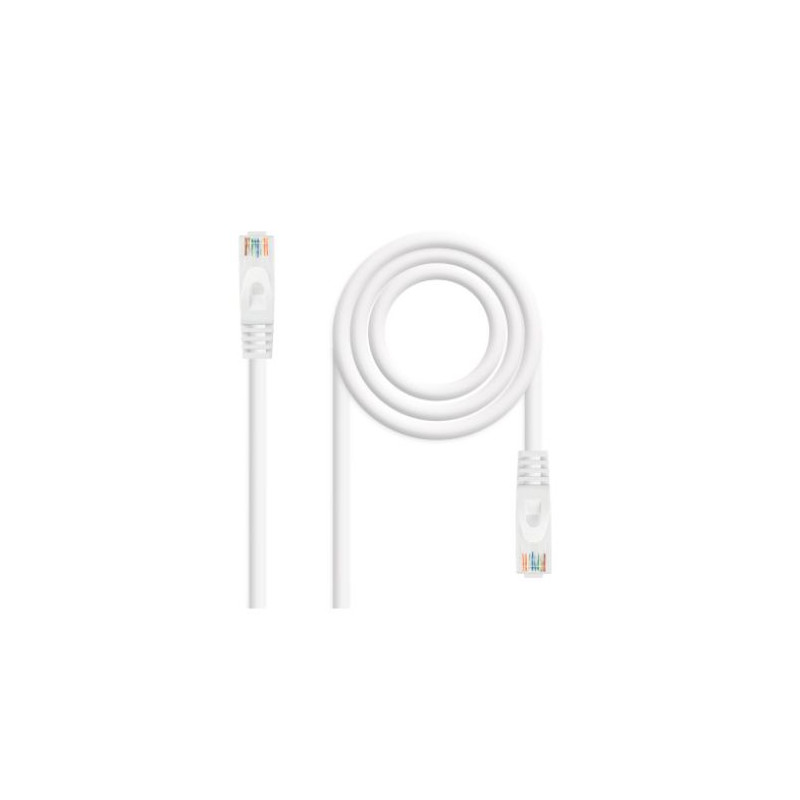 Cable de Red Latiguillo RJ45 LSZH Cat 6A UTP - 3 m · Blanco