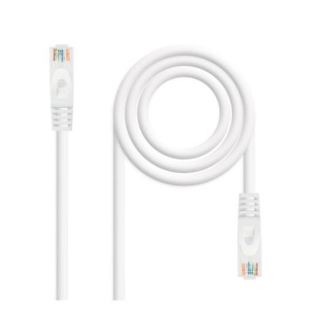 Cable de Red Latiguillo RJ45 LSZH Cat 6A UTP - 3 m · Blanco