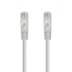 Cable de Red Latiguillo RJ45 LSZH Cat 6A UTP - 10 m · Gris