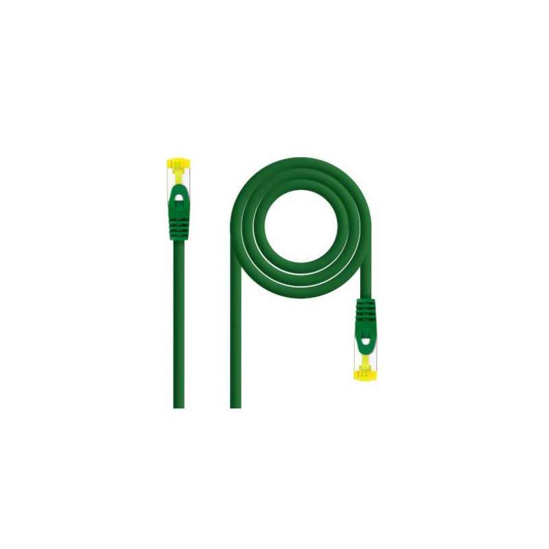 Cable de Red Latiguillo RJ45 LSZH Cat 6A SFTP - 1 m · Verde