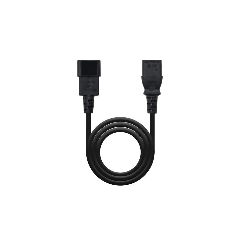 Cable de Alimentación para CPU C13-H a C14-M - 1.5 m · Negro