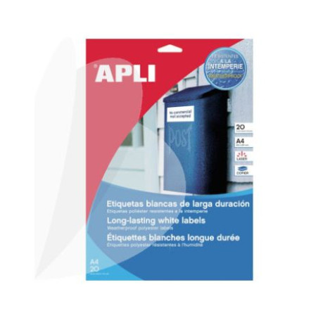 Etiquetas APLI A4 45