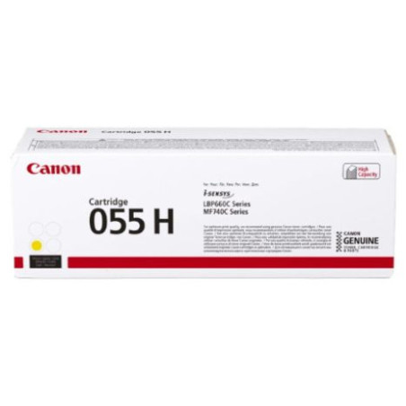 Toner Original CANON 055H Amarillo - 3017C002 [PAG-5900]