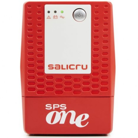 SAI SALICRU SPS One 500VA V2 662AF000001 - 240W · 500VA · 2xSchuko · Rojo