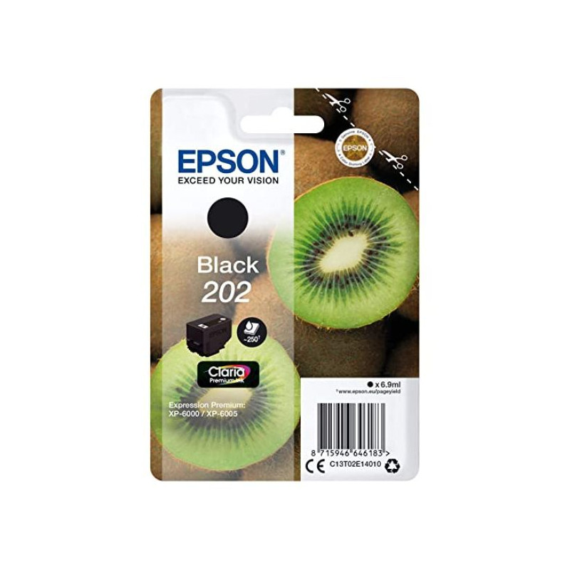 Cartucho Original EPSON 202 Negro - C13T02E14010 [ML-6.9][PAG-250]