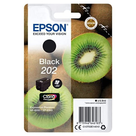 Cartucho Original EPSON 202 Negro - C13T02E14010 [ML-6.9][PAG-250]