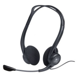 Auriculares con Cable LOGITECH 960 981-000100 - USB A · Cable 240cm  · Micrófono · Negro