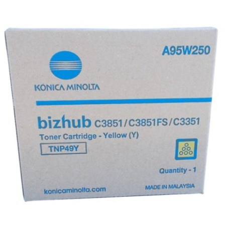 Toner Original KONICA TNP49 Amarillo - A95W250 [PAG-4000]