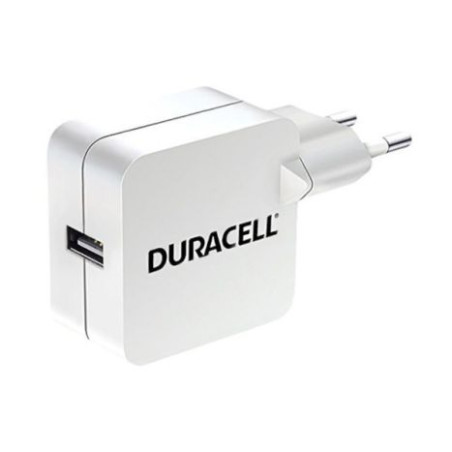 Cargador de Pared DURACELL DRACUSB2W-EU - 5V · 2.4A · USB