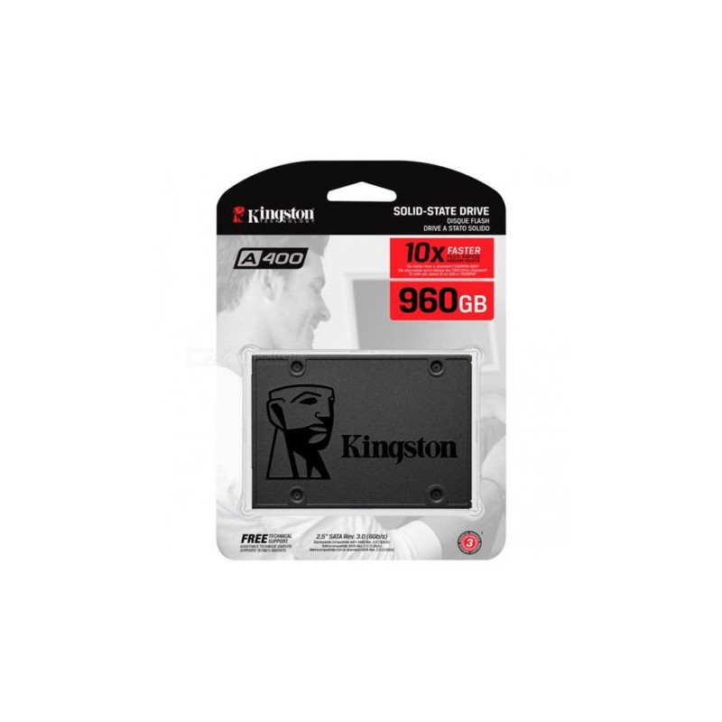 Disco Duro SSD KINGSTON SA400S37/960G - 960GB · SATA III · 2.5