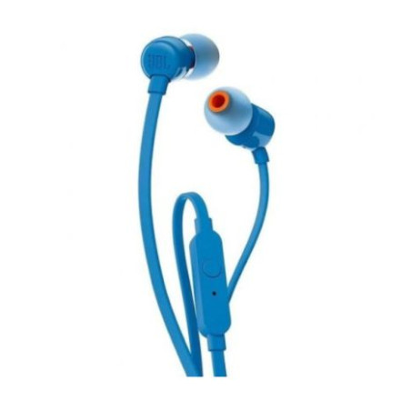 Auriculares Intrauditivos con Cable JBL T110 JBLT110BLU - Jack 3.5 mm · 20Hz · Manos Libres · Azul