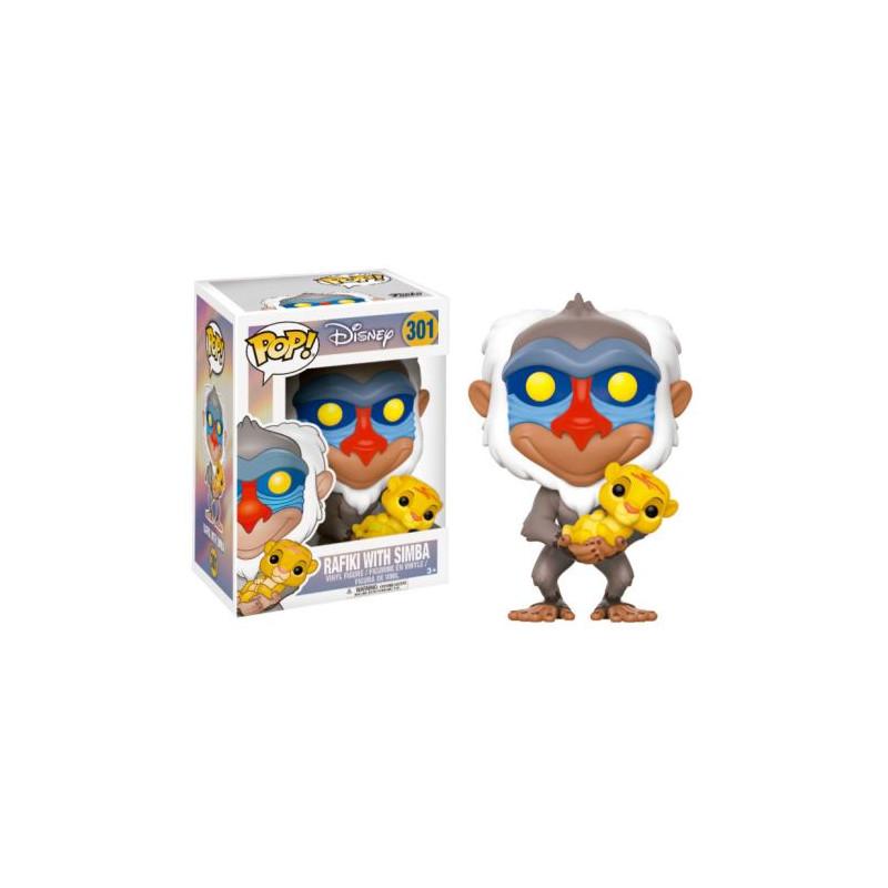 FUNKO POP Rafiki con Simba 301 - El Rey León - 889698200950