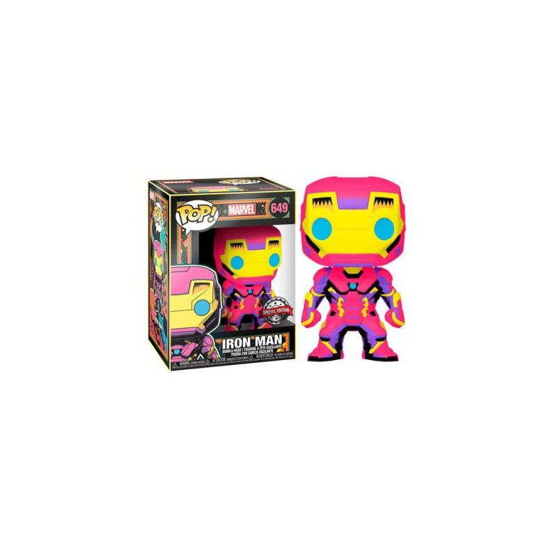 FUNKO POP Iron Man 649 - Black Light - 889698488464