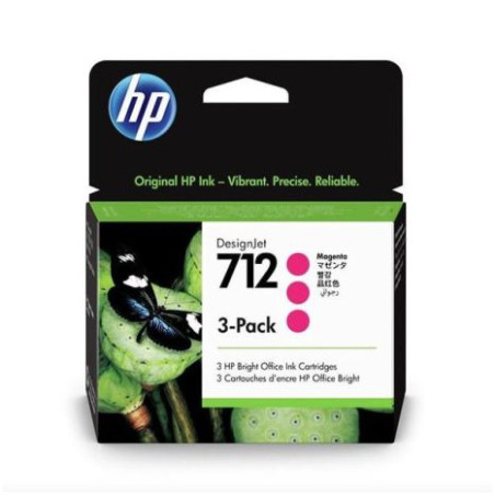 Pack de 3 Cartucho Original HP 712 Magenta - 3ED78A [ML-29]