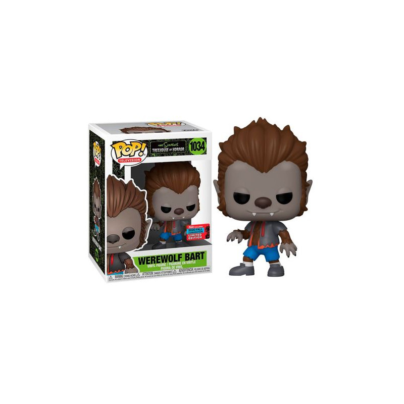 FUNKO POP Werewolf Bart 1034 -  Los Simpsons Edición Limitada - 889698501446