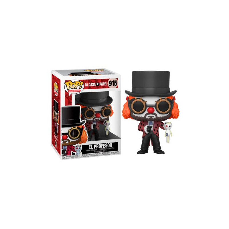 FUNKO POP El Profesor Payaso 915 - La Casa de Papel - 889698441964