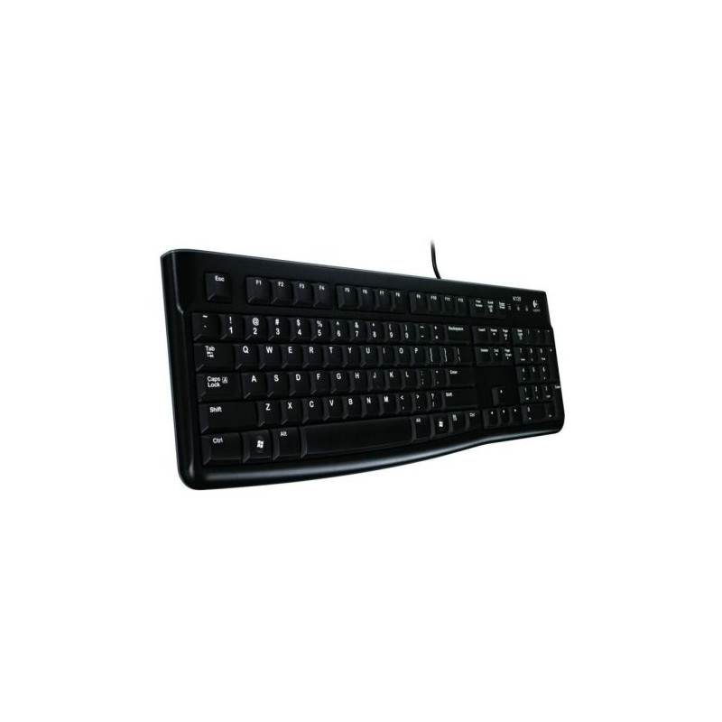 Teclado con Cable LOGITECH K120 920-002499 - USB · Cable 150cm · Negro