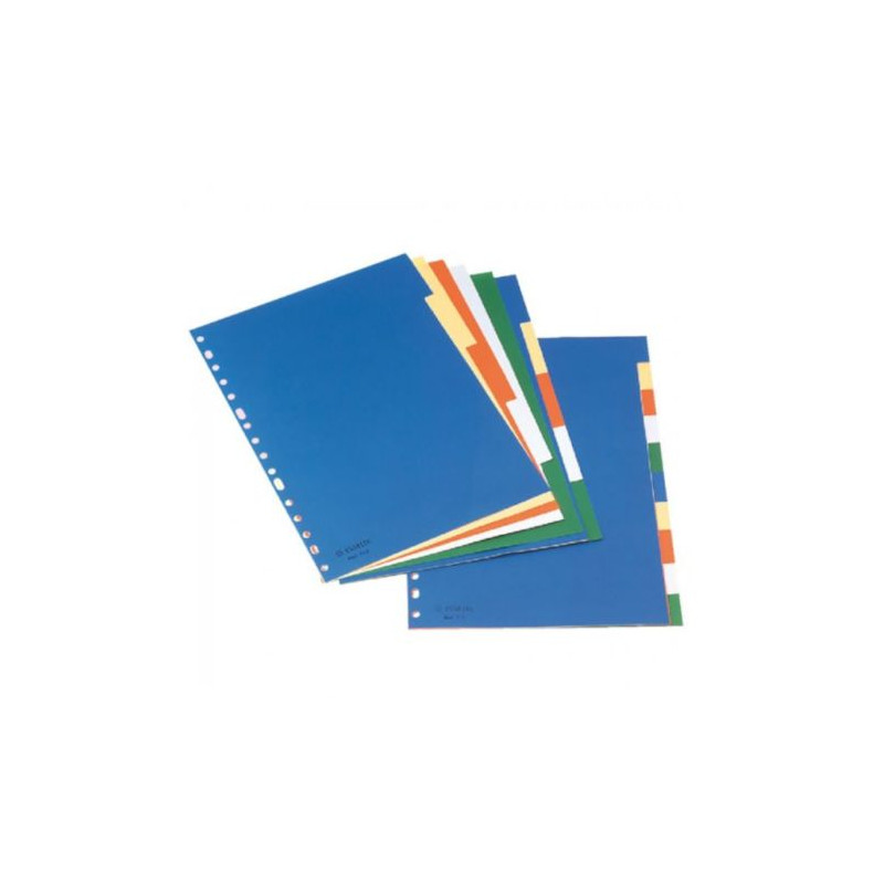 Separados de Archivador ESSELTE 11709 - A4 · 5 Colores · 5 Unidades