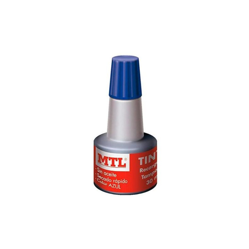 Tinta de Sellos para Recarga MTL 79535 - 30ml · Azul