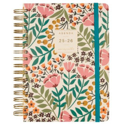 646020226 FINOCAM AGENDA MONIQUILLA ESPIRAL DOBLE E10 - 155X212MM 1DP TAPA DURA JARDÍN 2025-2026