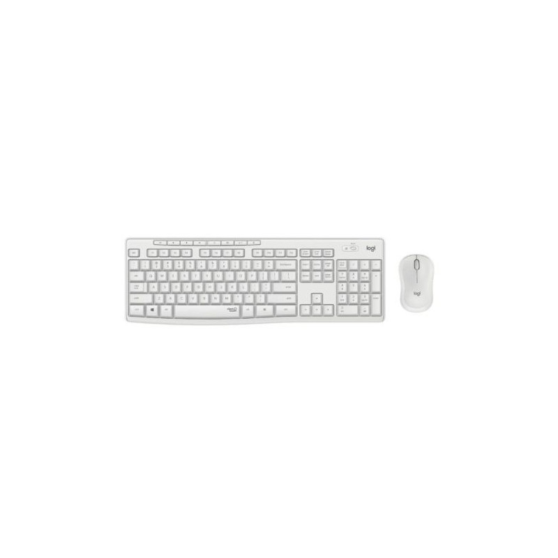 Pack Inalámbrico LOGITECH Silent Touch MK295 920-009822 - USB · Teclado y Ratón · 10m · Blanco