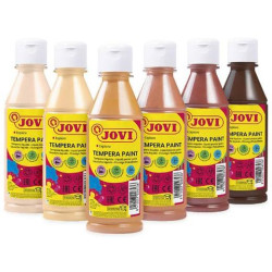 502/6M JOVI TÉMPERA LÍQUIDA BOTELLA DE 250ML 6 C/SURTIDOS