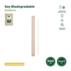 10548 PALETINA DE MADERA 14CM EN FUNDA DE PAPEL INDIVIDUAL -CAJA 500U-