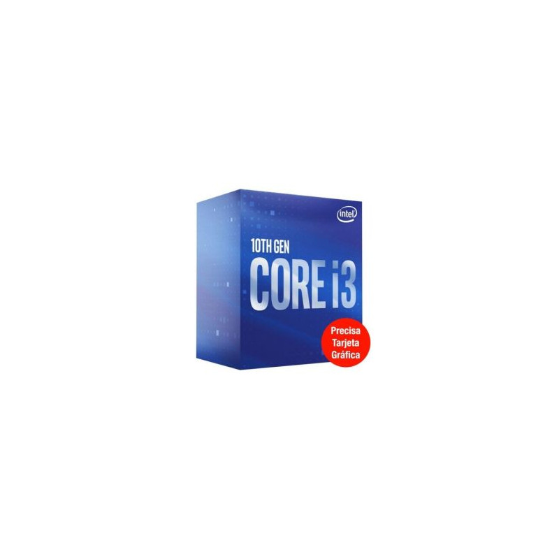 Procesador INTEL CORE i3-10100F DDR4 3.60GHz Caché 6MB - BX8070110100F