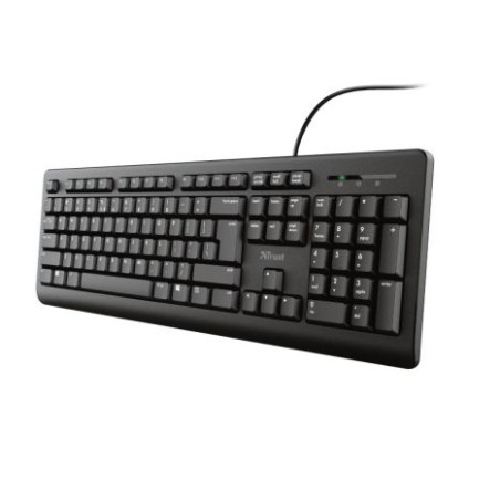 Teclado con Cable TRUST TK-150 23982 - USB · 1.8m · Negro