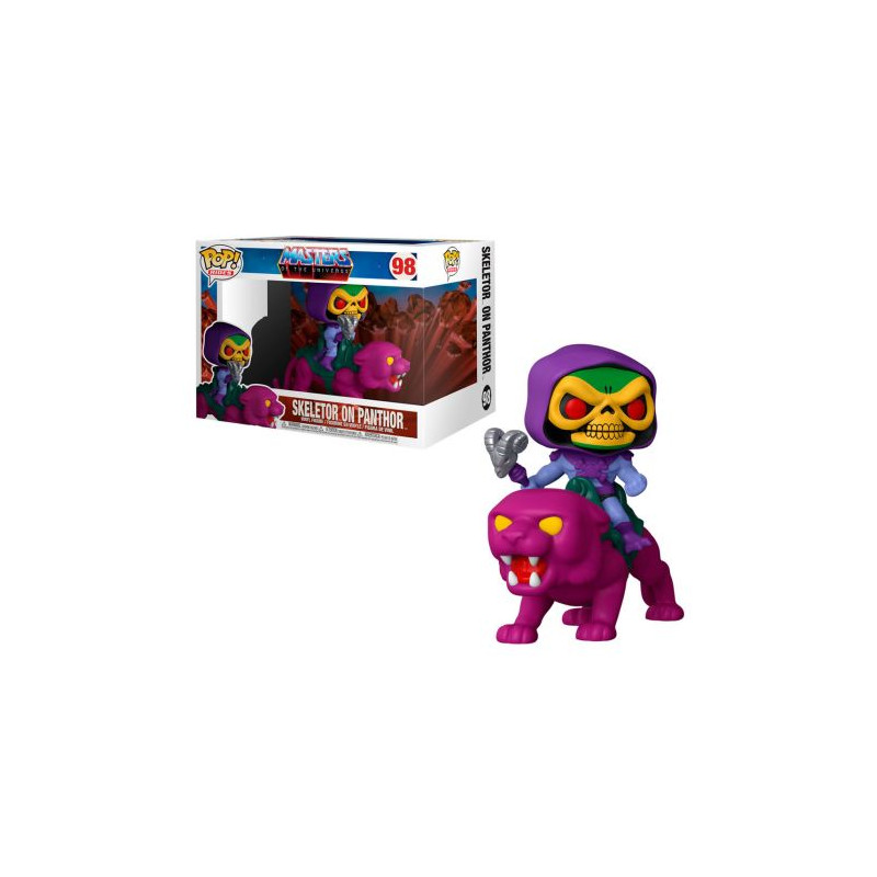 FUNKO POP Skeletor con Panthor 98 - Masters of the Universe - 889698514583