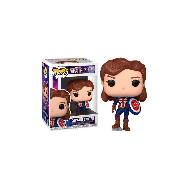 FUNKO POP Capitana Carter 870 - What if..? - 889698558112
