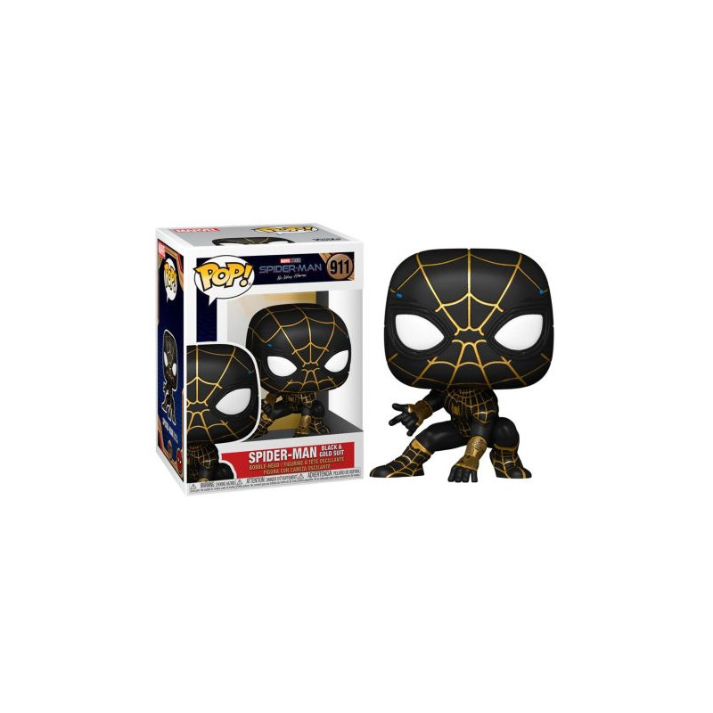FUNKO POP Spider-Man Negro y Dorado 911 - 889698568272