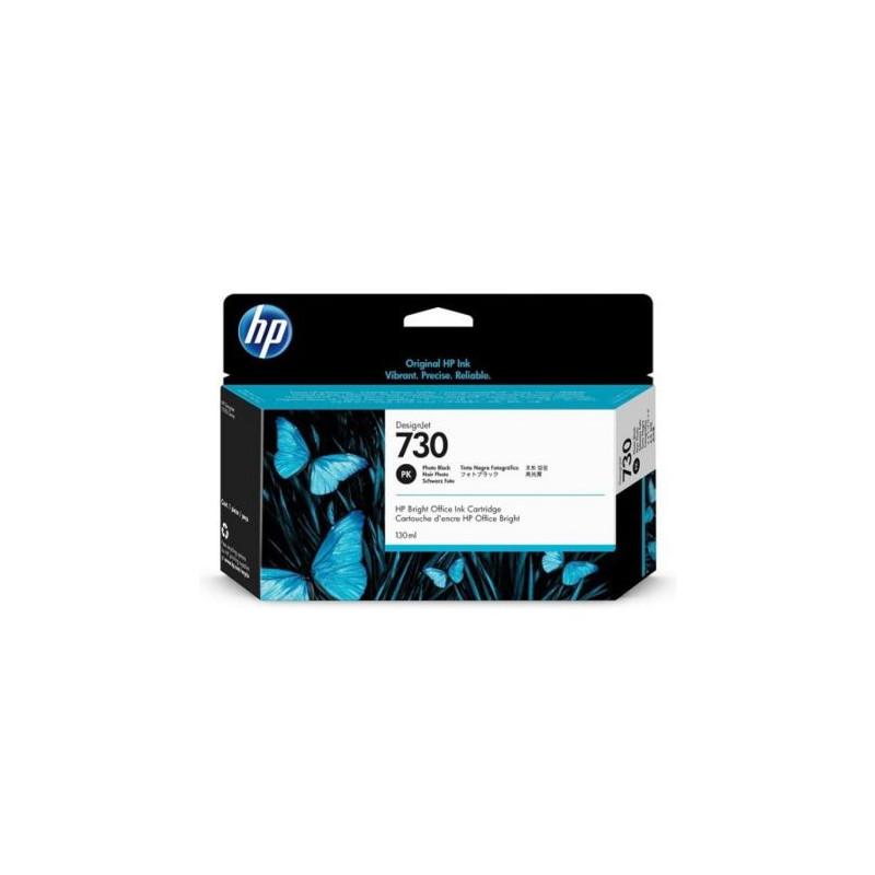 Cartucho Original HP 730 Negro Foto - P2V67A [ML-130]