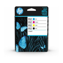 Pack Cartucho Original HP 912 BK+C+M+Y - 6ZC74AE [ML-8.29][PAG-300]