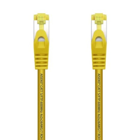 Cable de Red Latiguillo RJ45 LSZH Cat.7 SFTP - 0.25m · Amarillo