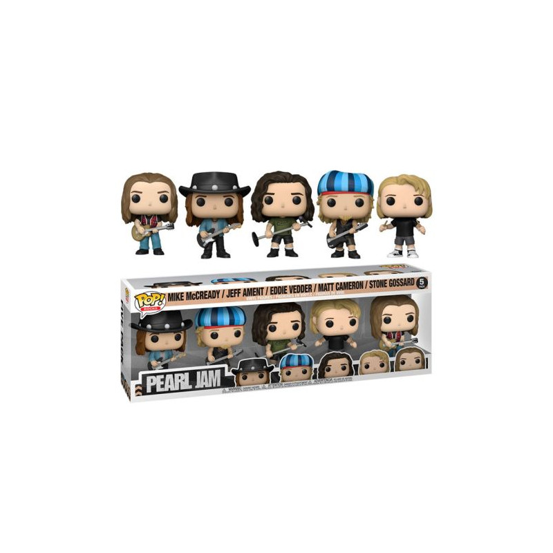 Pack 5 FUNKO POP Pearl Jam - 889698600422