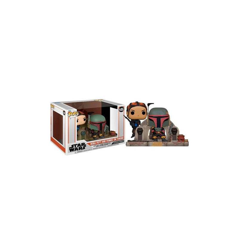 FUNKO POP Boba Fett y Fennec Shand 486 - Star Wars The Mandalorian - 889698583916