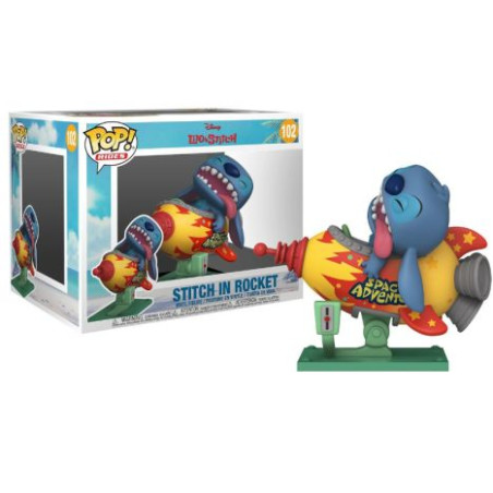 FUNKO POP Stitch en Cohete 102 - Lilo & Stitch - 889698556200