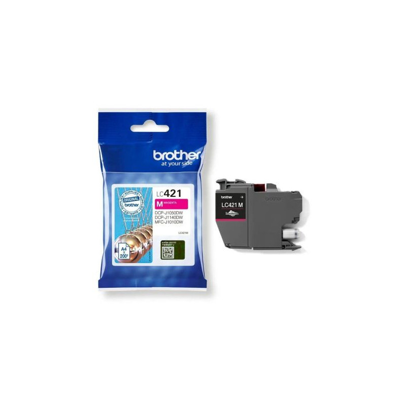 Cartucho Original BROTHER LC421 Magenta - LC421M [PAG-200]