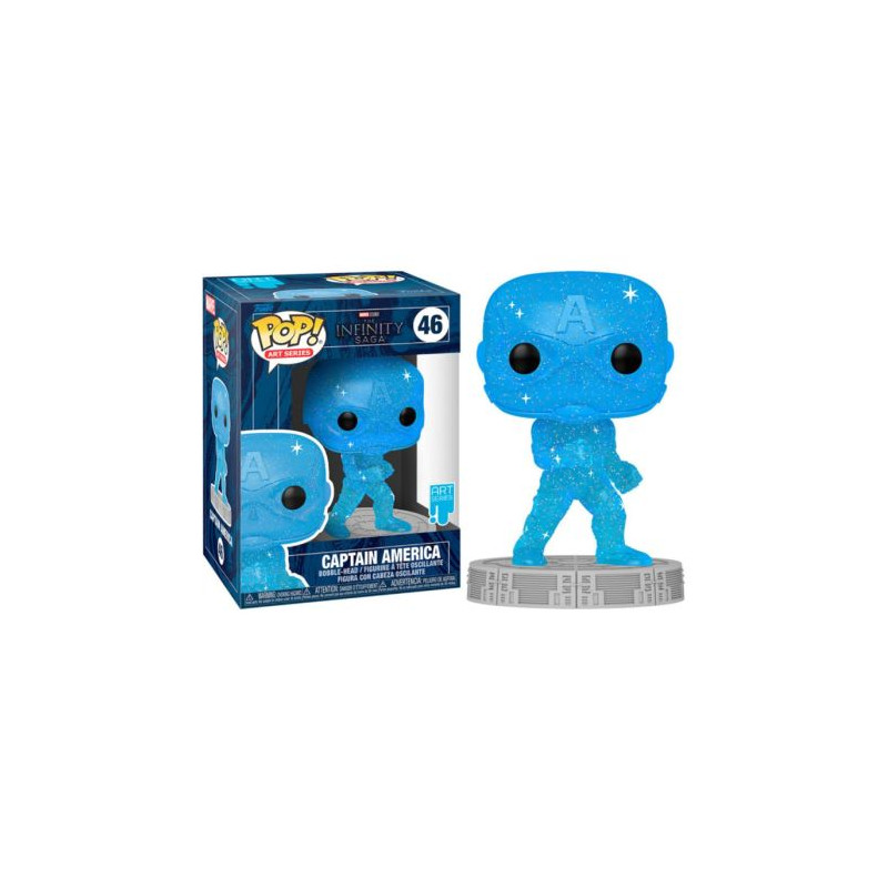 FUNKO POP Capitán América Gema del Espacio 46 - Infinity  - 889698576147