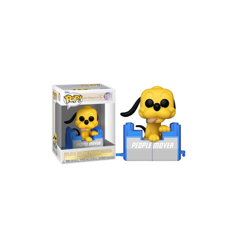 FUNKO POP Pluto en el Transportador de Personas 1164 - Disney World 50th - 889698595094