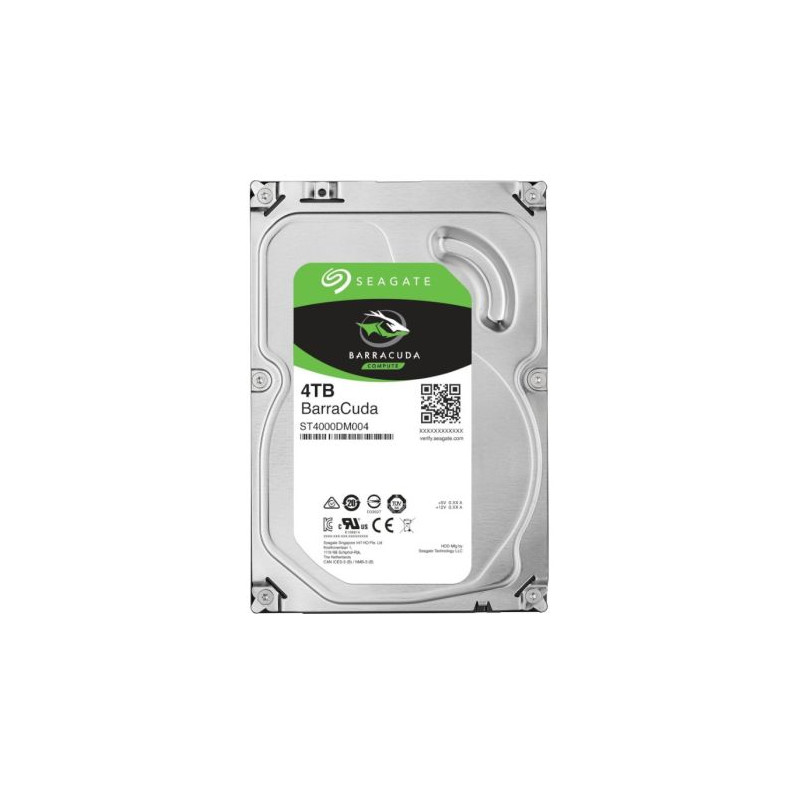 Disco Duro Interno SEAGATE BarraCuda ST4000DM004 - 4TB · SATA3 · 3.5 · 256MB Caché