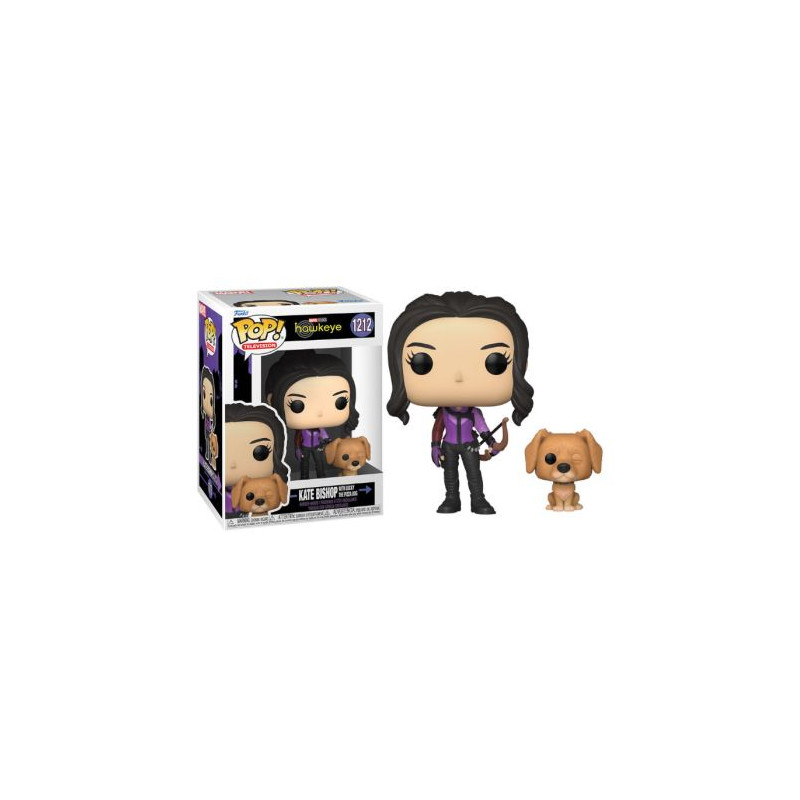 FUNKO POP Kate Bishop con Lucky el Perro de la Pizza 1212 - Hawkeye  - 889698594813
