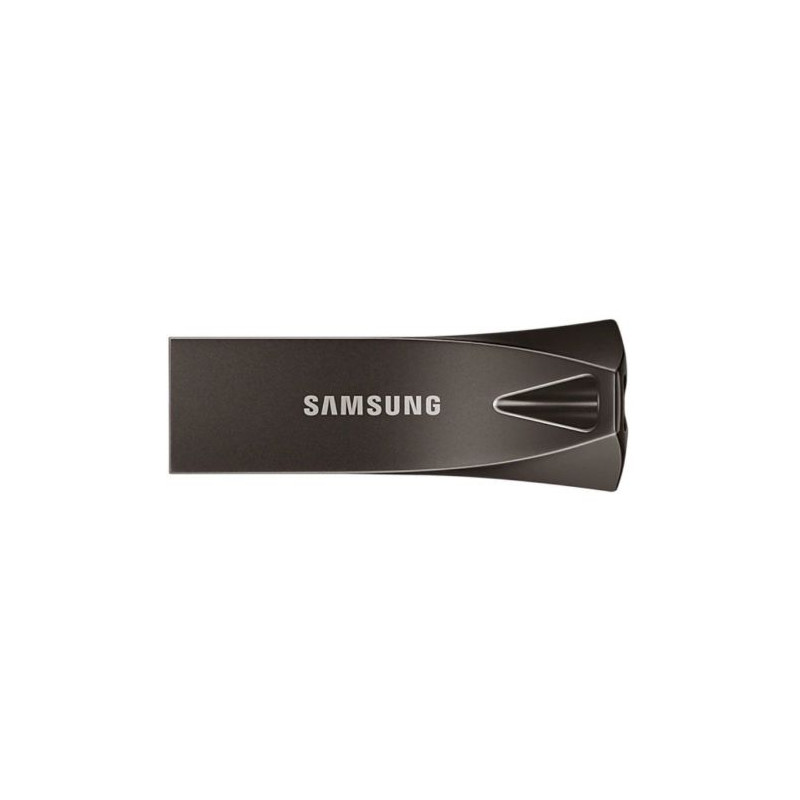 Pendrive SAMSUNG Bar Titan Gray Plus MUF-256BE4/APC - 256GB · USB 3.1 · Negro
