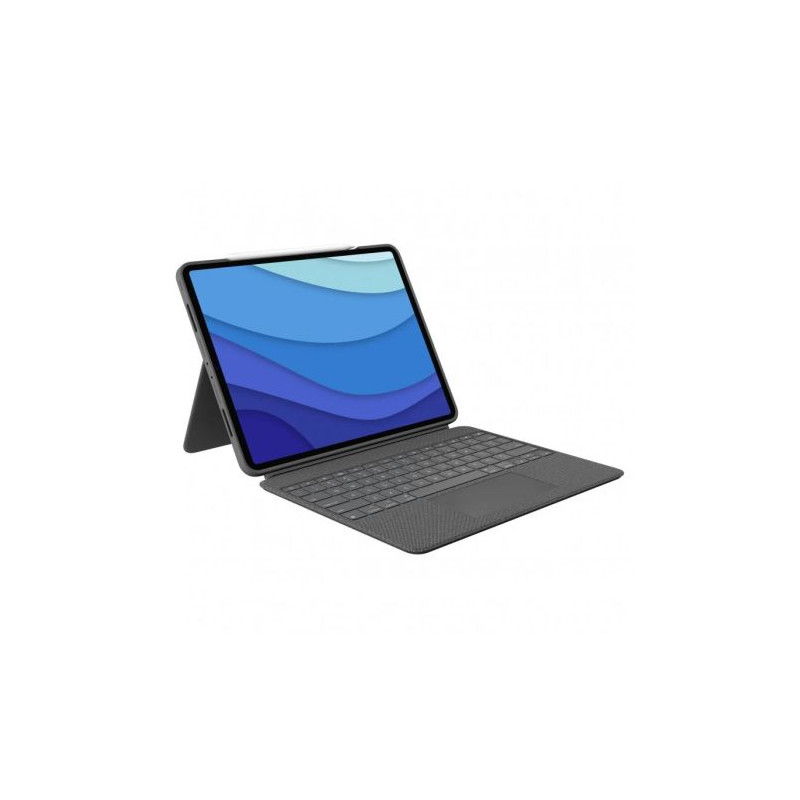 Funda con Teclado para Tablet LOGITECH Combo Touch 920-010211 - 12.9 · iPad Pro · Gris