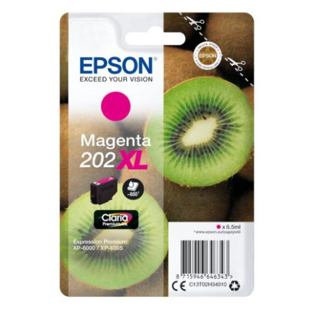 Cartucho  Original EPSON 202XL Magenta - C13T02H3401 [PAG-650] [ML-8]