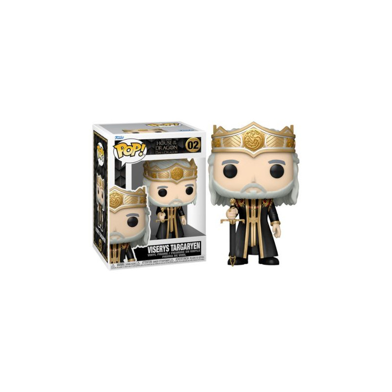 FUNKO POP Viserys Targaryen 02 - La Casa del Dragón - 889698656085